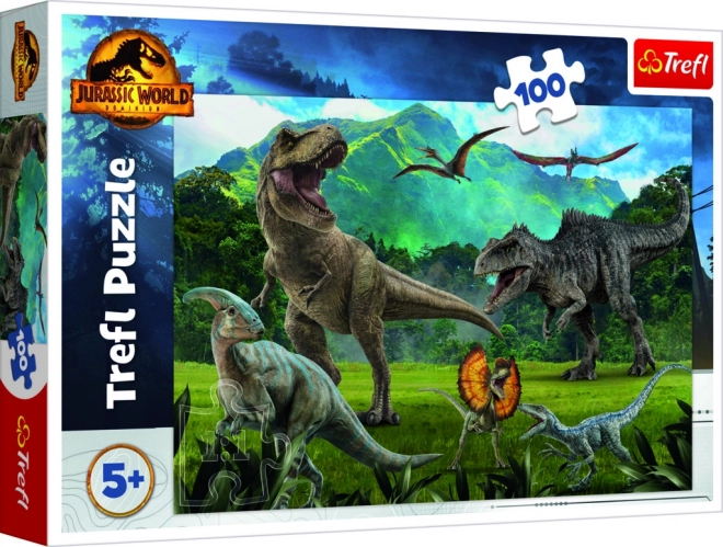 Puzzel dinosaurussen Jurassic Park 100 stukjes