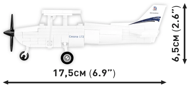Cobi bouwpakket Cessna 172 Skyhawk 160 blokken wit
