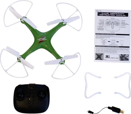 Stabiele vlucht met 6-assige gyroscoop en propellerbeschermers
