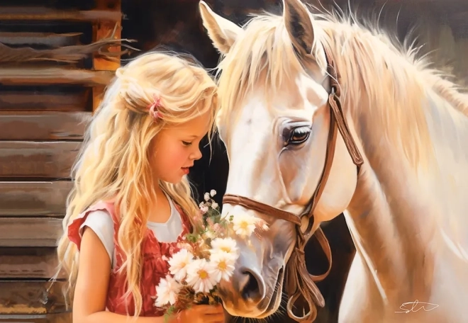 Puzzel Mijn vriend het paard 180 stukjes