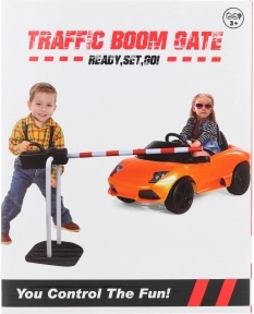 Grote kunststof slagboom voor kinderen