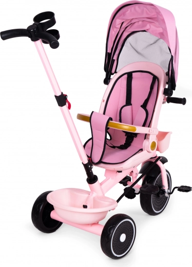 Volledige controle dankzij de duwstang en veilige uitrusting