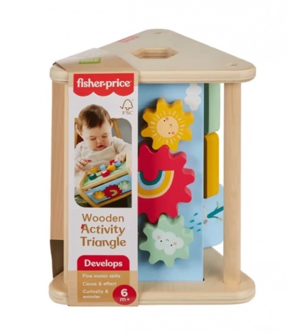 Houten actieve driehoek Fisher-Price