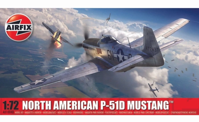 Bouwpakket vliegtuig NORTH AMERICAN P-51D MUSTANG 1/72