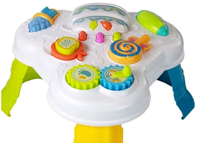 Educatieve tafel voor baby's met muzikale effecten
