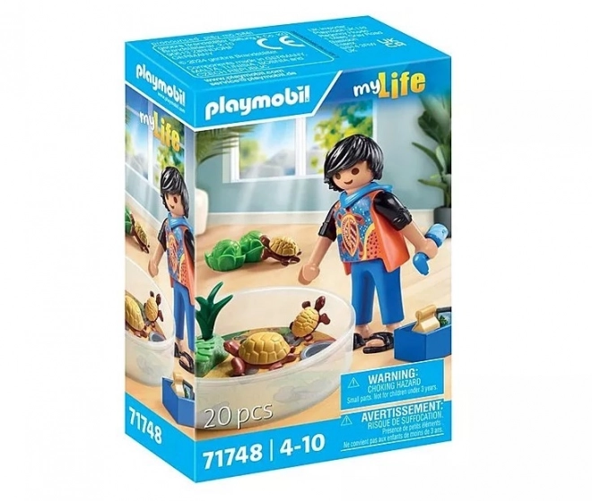 Playmobil terrarium met schildpadden