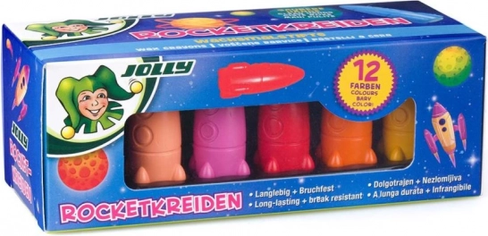 Rakety - krijtjes in 12 kleuren