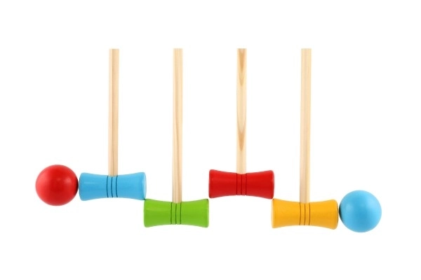 Spel Croquet hout in doos 59x21x6cm