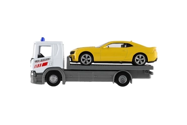 Welly Scania P320 sleepwagen en auto