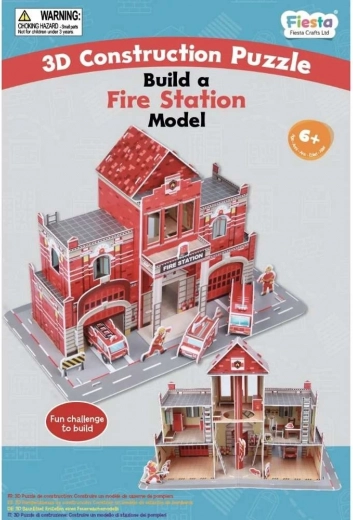 Fiesta Crafts 3D puzzel Brandweerstation