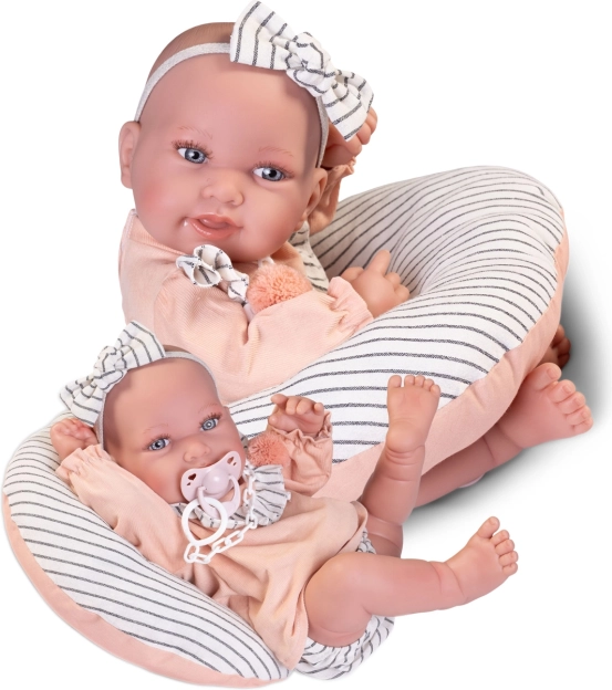 Realistische babypop met volledig vinyl lichaam 42 cm