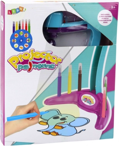 Creatieve projector voor de eerste tekeningen