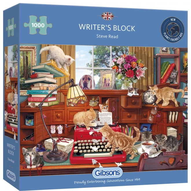 Puzzel Typische pijn van de schrijver 1000 stukjes