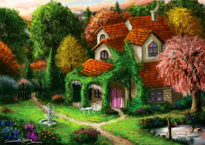 ENJOY huisje in het bos – puzzel 1000 stukjes