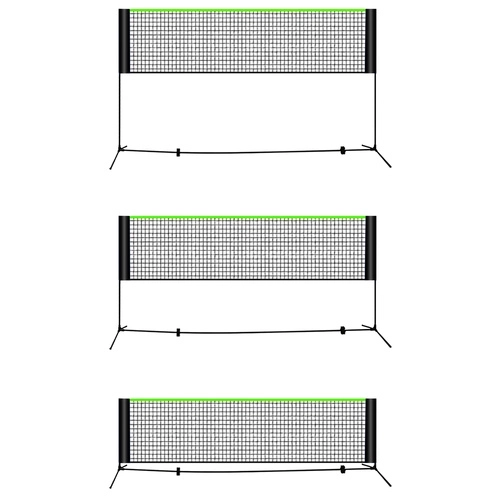 Draagbaar sportnet voor volleybal, badminton en tennis