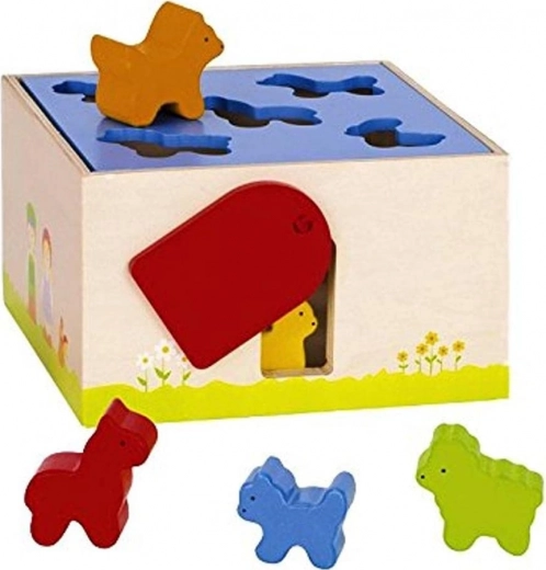Leren van vormen en kleuren via spel