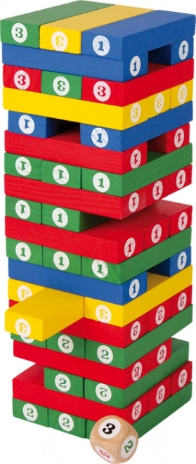 Small Foot Houten kleurrijk Jenga spel