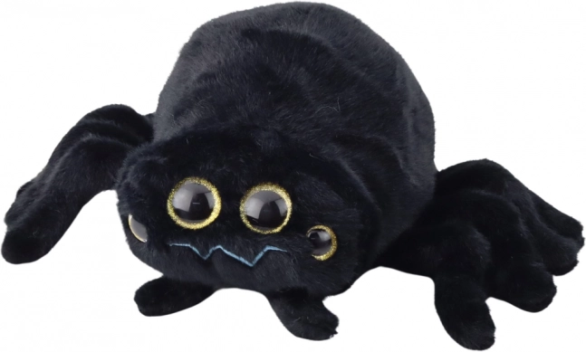 zwarte pluchen spin 30cm