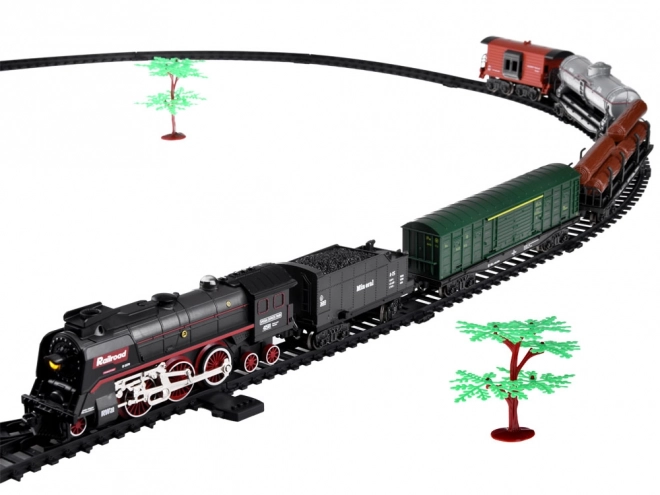 Elektrische trein 185x99cm rook verdampt geluideffect RC0622