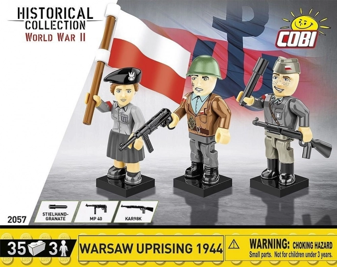 Beelden van Opstandelingen van de Opstand van Warschau 1944 set