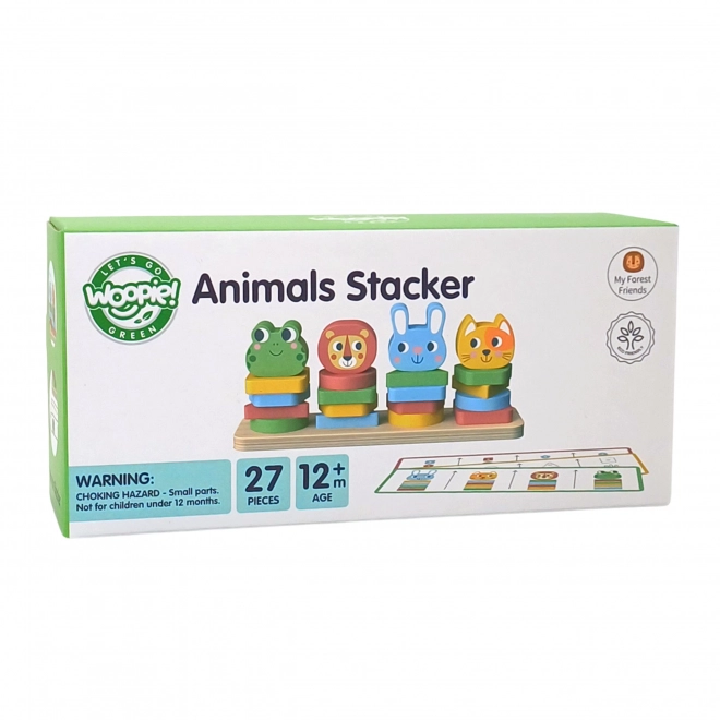 Montessori stapeldierpiramide 27 stuks FSC