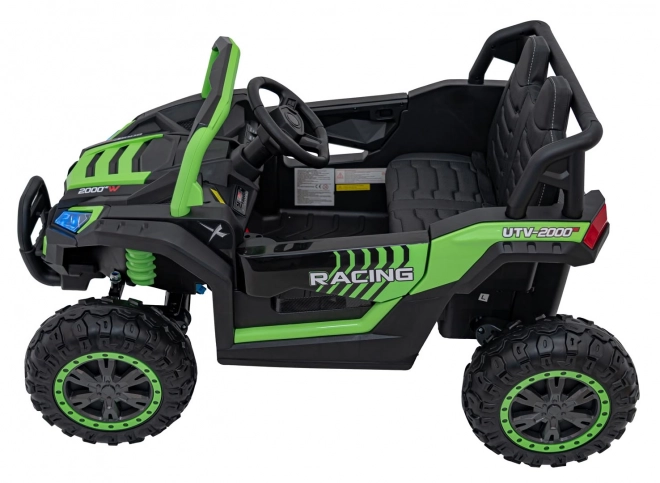 Elektrische kinderauto Buggy UTV 2000M Racing Groen