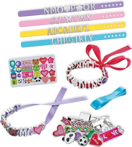 Creatieve meisjesset voor het maken van armbanden