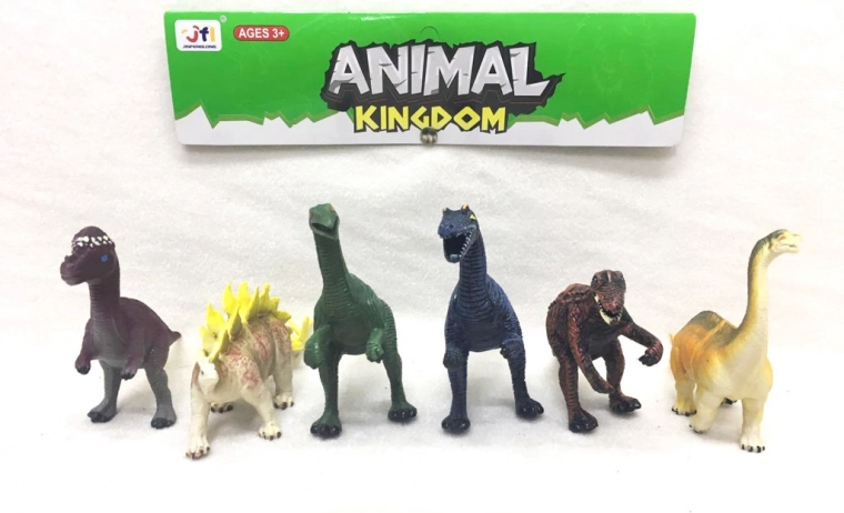 Oeroude dieren – set van 6 figuren in netje