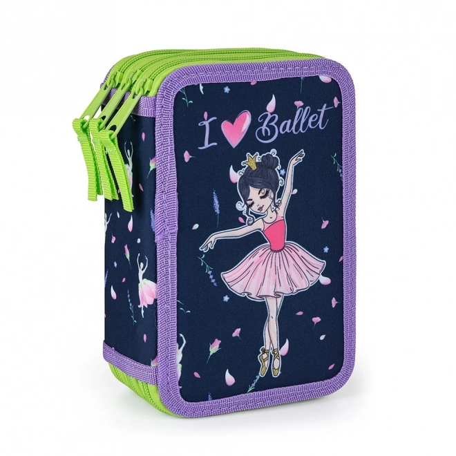 Etui 3 verd. leeg Balletdanseres
