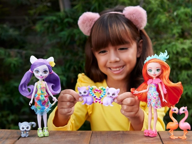 Lemurenfamilie van Enchantimals - Poppen
