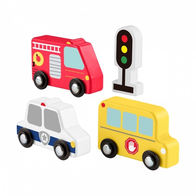 Set van houten voertuigen Fisher-Price