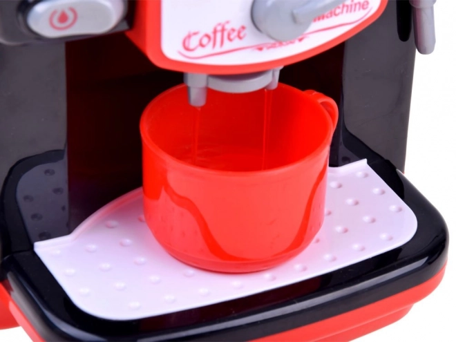 Grote interactieve koffiezetapparaat met cafégeluiden ZA2897
