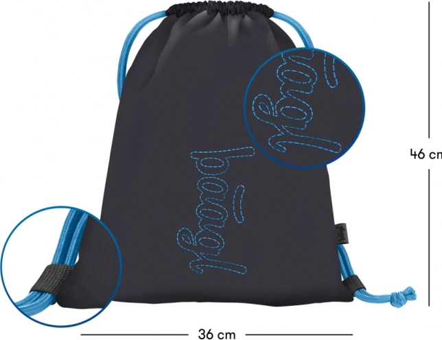 Set van 3 stuks Baagl: Rugzak, Etui en Zak Logo Mix