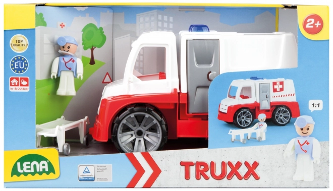 Ambulance Auto Truxx voor kinderen met figuur