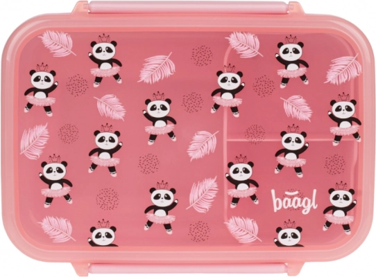 Baagl snackbox met compartimenten Panda