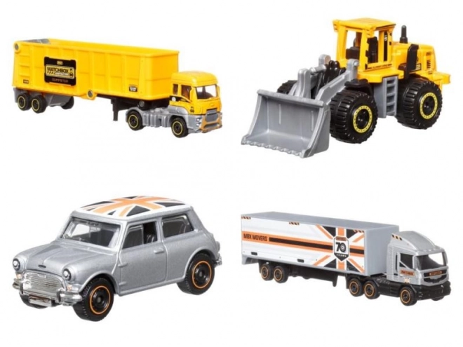 Transportvoertuig + auto Matchbox Convoys