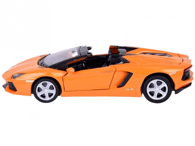 Metaal modelauto Lamborghini Aventador Roadster 1:32 interactief