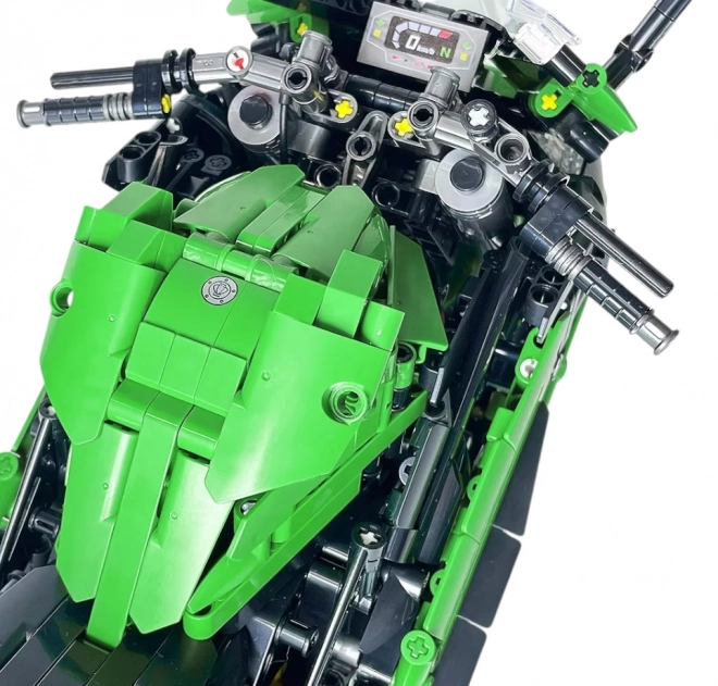 Bouwpakket Sportmotorfiets groen 2304 stukjes