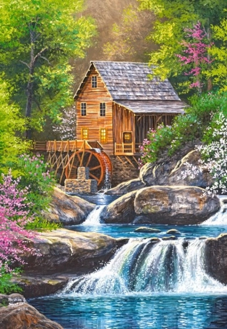Puzzel 1000 stukjes Lente-molen