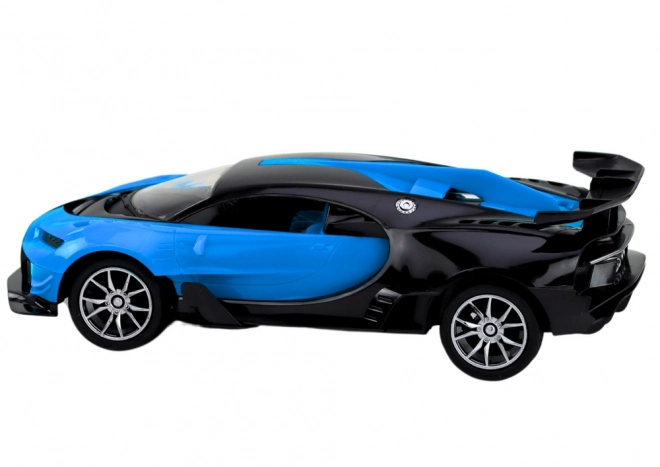Afstandsbediening raceauto blauw 1:16