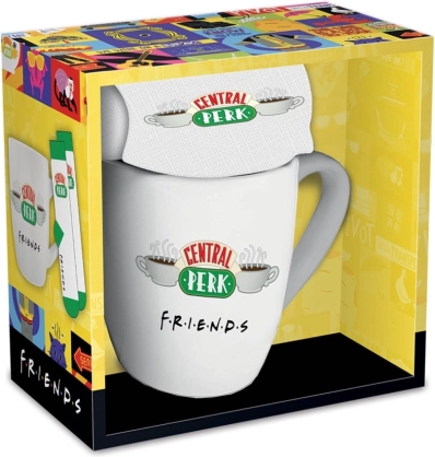 Friends dames cadeauset mok 315 ml en sokken 36–41