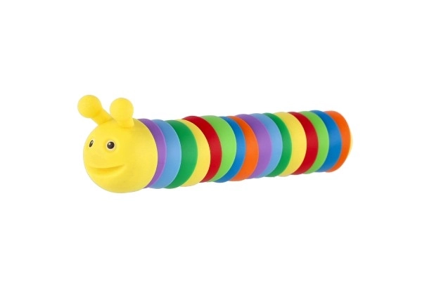 Antistress flexibele rups 17cm