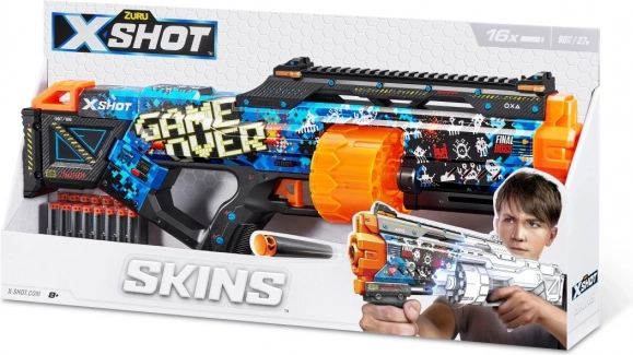 ZURU X-Shot Skins Last Stand – pistool voor foam darts (16 pijlen)