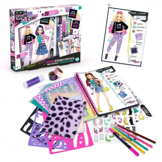 Stijlvolle set voor modeontwerpers