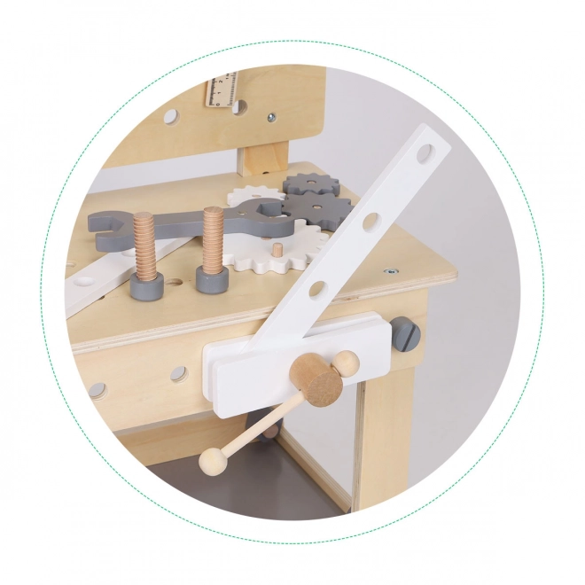 Houten werkplaats voor kinderspeelgoed ECOTOYS
