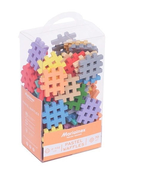 Mini Wafel Pastel 70 stuks