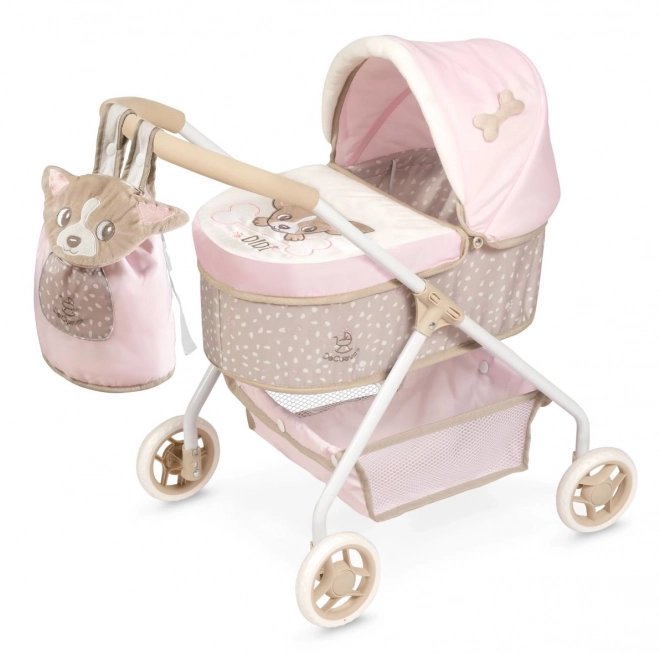DeCuevas 86043 Mijn eerste poppenwagen met rugzak DIDI 2021 - 56 cm
