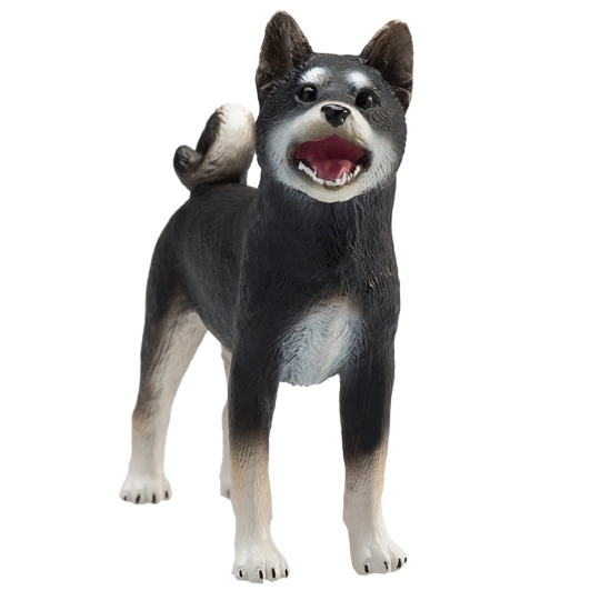 Mojo hond Shiba-Inu zwart – realistische figuur