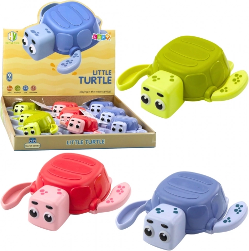 Opwindbare drijvende badschildpad – mix kleuren