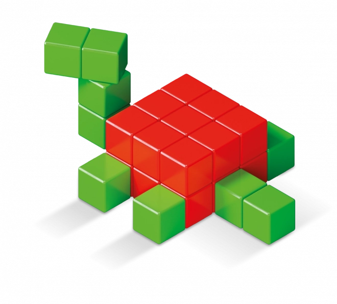 GEOMAG Magnetische blokken Magicube Groene Lijn 64 blokken